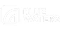 Bluewaters white logo